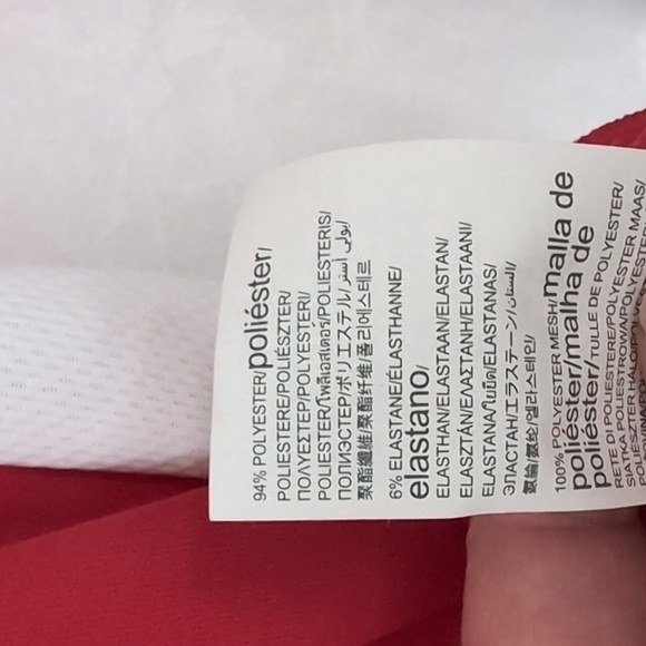 Under Armour Heat Gear Loose Fit Red White Polo Size Small - Picture 5 of 6